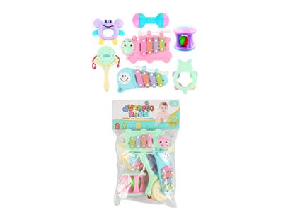 BABY RATTLE WITH KNOCKING ON THE PIANO