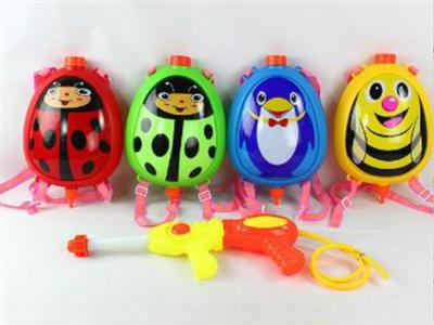 Bee, ladybug, penguin backpack 4 mixed (new gun)