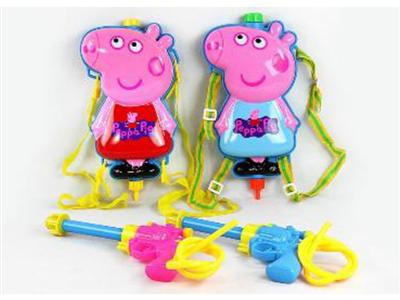 Pig backpack water gun (with small gun)