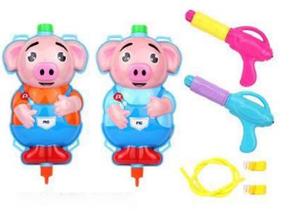 Meng pig backpack water gun