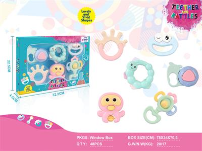Baby Puzzle Rattle (6 Pack)