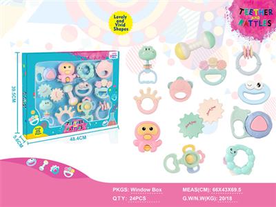 Baby Puzzle Rattle (12 Pack)