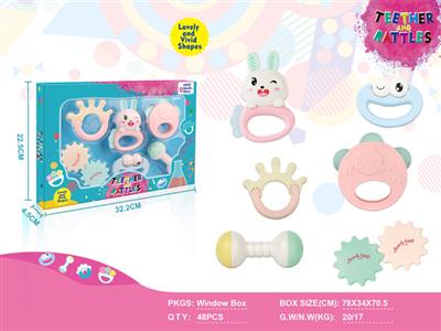Baby Puzzle Rattle (6 Pack)