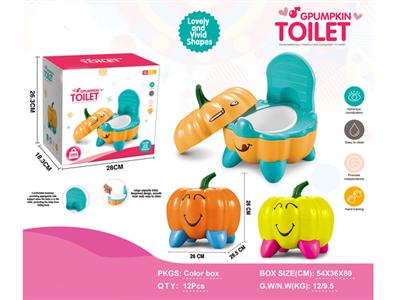 Pumpkin toilet (3 colors mixed)