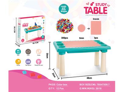Wooden table +300 tablets