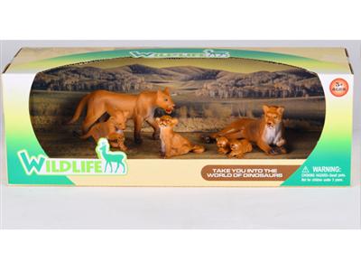 Wildlife Set (Lion Family, 6 in total)