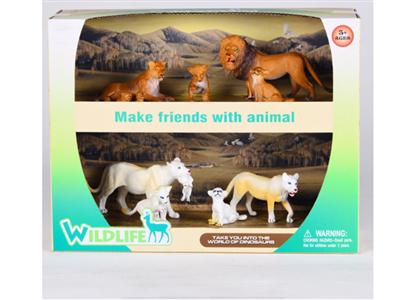 Wildlife Set (6 Lions + 5 White Lions)