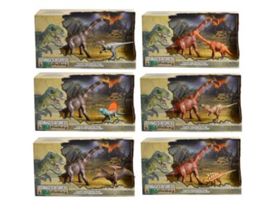 Brachiosaurus + Small Dinosaur Set (6 mixed)