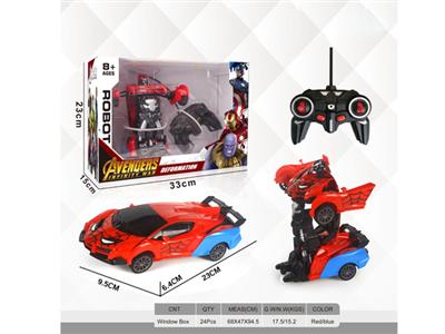 1:16 remote control one-button deformation simulation car (Spider-Man)