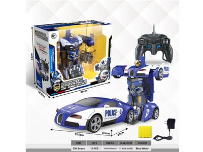 1:14 remote control one-button variant remote control simulation police car (Bugatti)