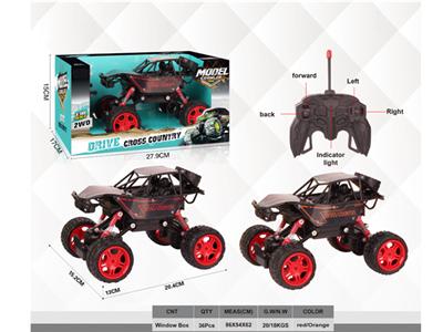 1:18 four-way remote control two-wheel drive off-road climbing car