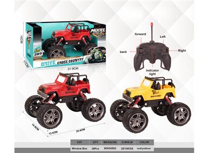 1:18 four-way remote control two-wheel drive off-road climbing car