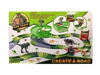 Dinosaur rail car