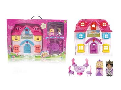 Electric villa with light music, twisted pattern with doll f