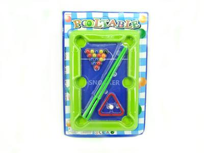 PVC plastic billiard board set two mixed