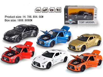 1:32 Nissan GTR alloy car