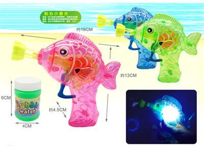 Goldfish inertia bubble gun (with light)