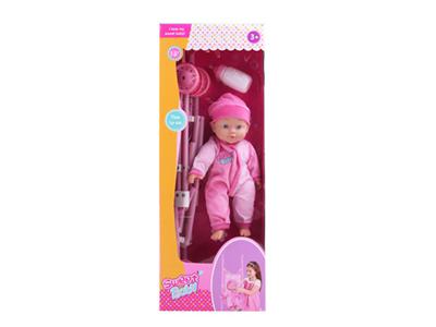 13 inch cotton body with cart (plastic)