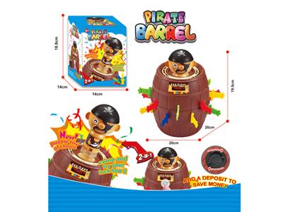 A pirate bucket (in the barrel)