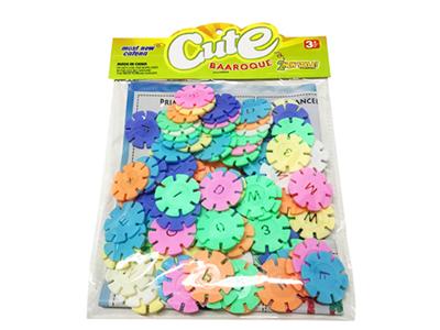 Macarons snowflake puzzle building blocks