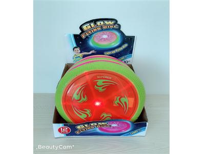 Packed with 10 inch lighted frisbee