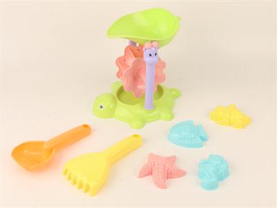 244 turtle baby water sand car combination 1 (7 pieces)