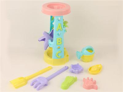 247 big letter water and sand car combination 1 (8 pieces)