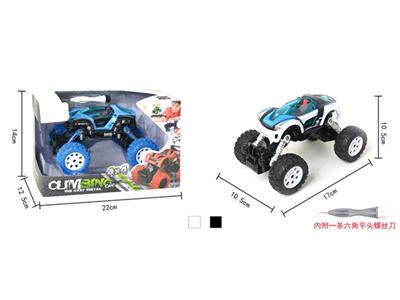 Alloy DIY assembled four-wheel drive back climbing car