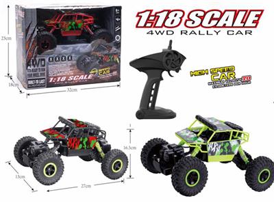 2.4G/1:18双四驱攀爬车