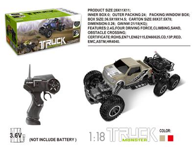 1:18小六轮攀爬车