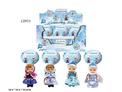 4th generation 6 inch real body snow doll 4 models 12PC mixed