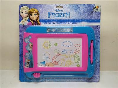 Snow princess color drawing board