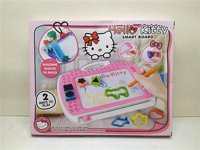 Color KT cat building block drawing board