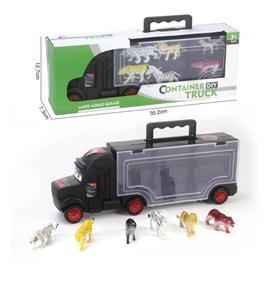 Portable taxi container truck
