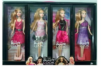 High gear box 11.5 inch solid fashion princess Barbie big feet big hand four mixed display box