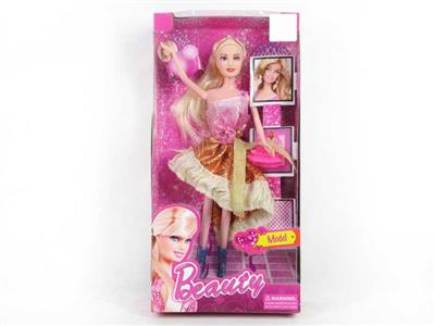 11.5 inch solid fashion Barbie with handbag