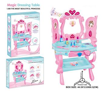 Light music induction dressing table