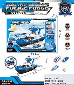 Police alloy storage boat
