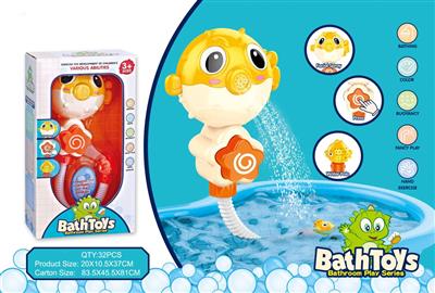 Blowfish shower bath toys