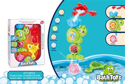 Snails Go Fun Together bath toys