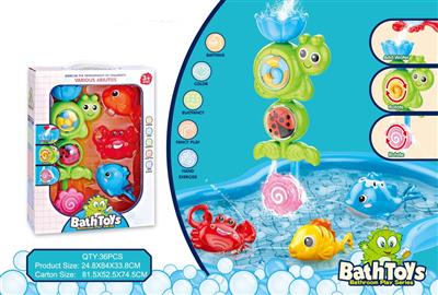 Snails Go Fun Together bath toys