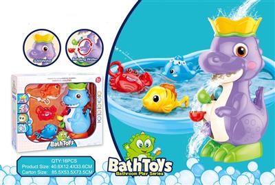 Bathroom turnaround combination bath toys