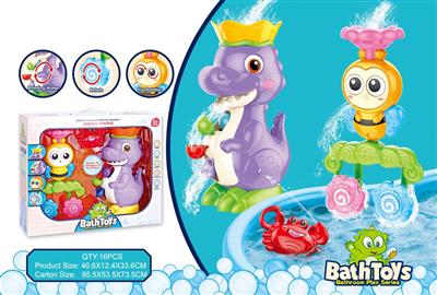 Bathroom turnaround combination bath toys