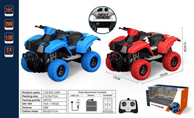 1:20四通2.4G遥控车