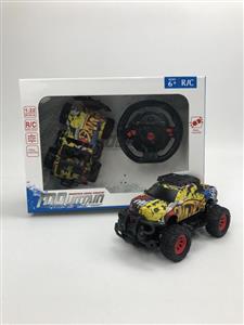1:22 四通遥控吉普+皮卡涂鸦车 (不包电)