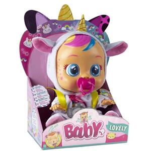 2nd Generation Unicorn 14 Inch Vinyl Crying Doll With 4 Tones Of Music DAD .Mother.Angry.Cry With Nipple Doll With Tears Function