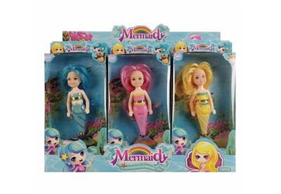 High-end display boxed 5 inch Little Kelly Mermaid Barbie 3 colors mixed 12pcs