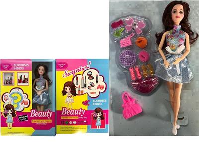 High-end boxed 11.5 inch solid body 9 joints fashion Barbie with various accessories