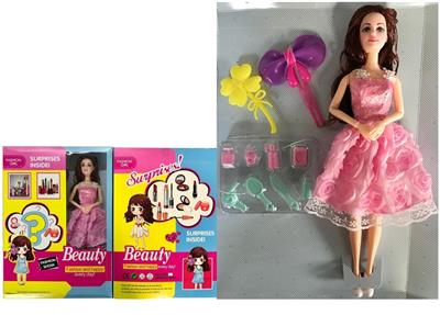 High-end boxed 11.5 inch solid body 9 joints fashion Barbie with various accessories