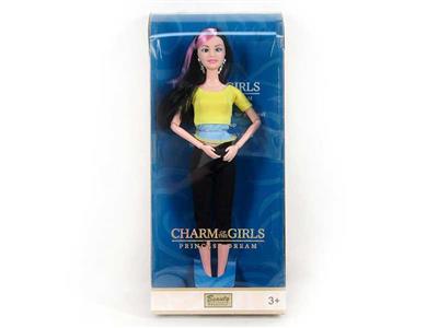 High-end theme Barbie 11.5 inch 11 joints solid body Barbie